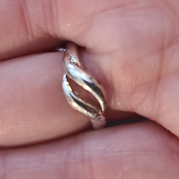 Crystal adjustable sizeb ring - Picture 4 of 5